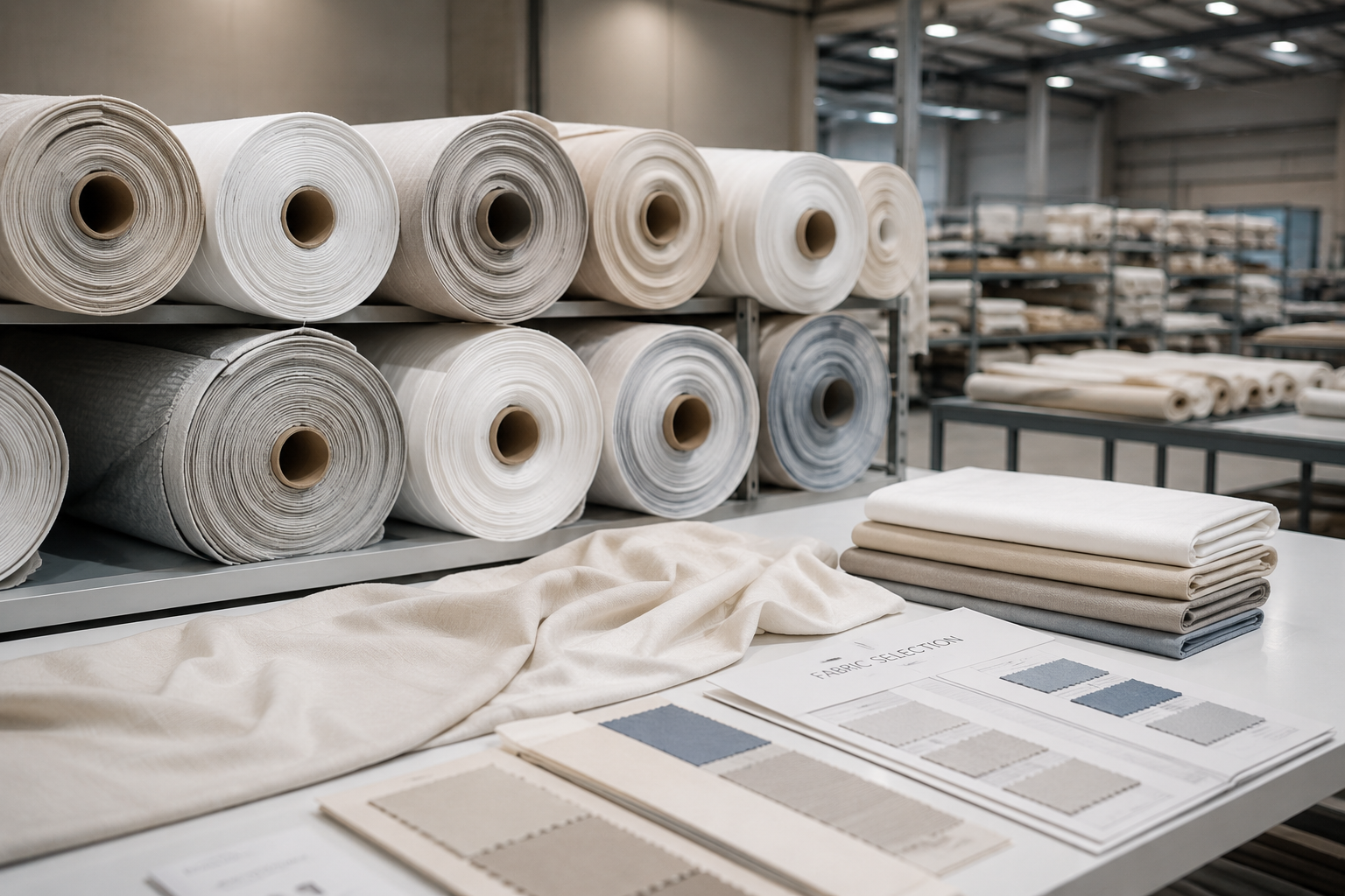 Selecting premium raw fabric