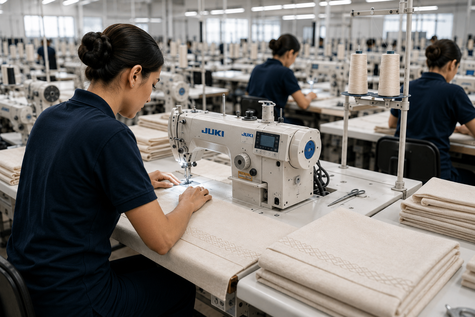 Sewing and stitching textiles