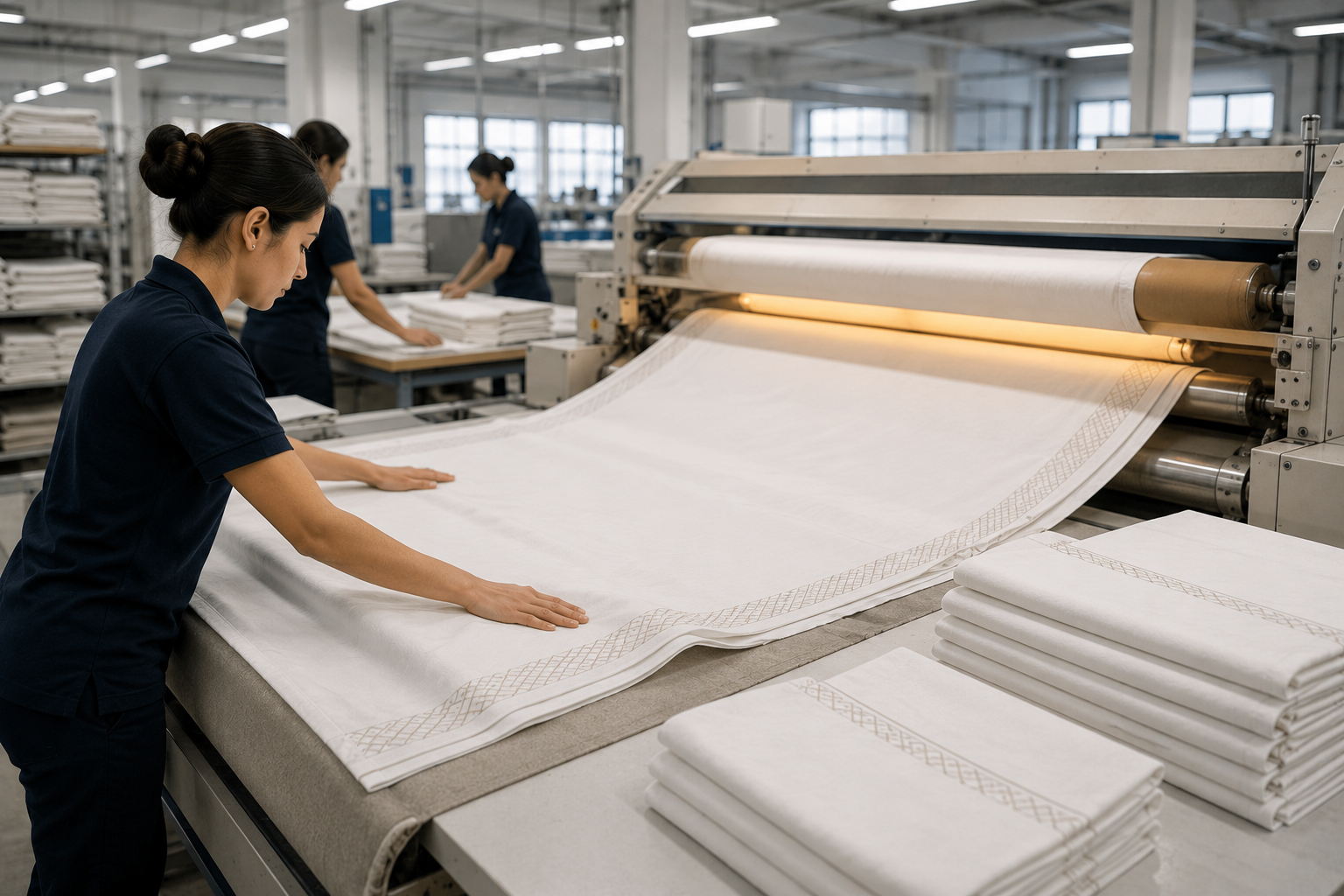 Finishing the textile product